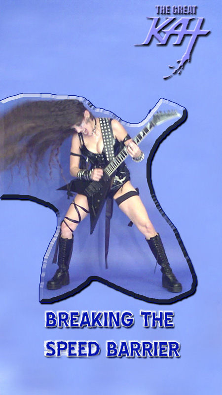 THE GREAT KAT GUITAR SHREDDER PHOTOS!