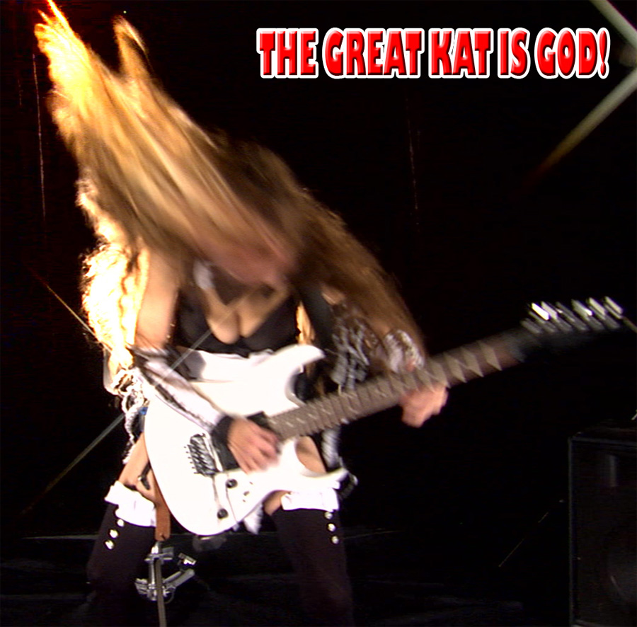 THE GREAT KAT GUITAR SHREDDER PHOTOS!