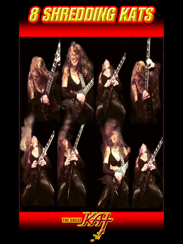 THE GREAT KAT GUITAR SHREDDER PHOTOS!