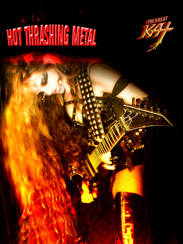 THE GREAT KAT GUITAR SHREDDER PHOTOS!