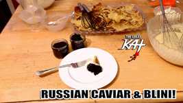 RUSSIAN CAVIAR & BLINI! From "CHEF GREAT KAT COOKS RUSSIAN CAVIAR AND BLINI WITH RIMSKY-KORSAKOV" VIDEO!!