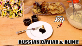 RECIPE for RUSSIAN CAVIAR & BLINI! From "CHEF GREAT KAT COOKS RUSSIAN CAVIAR AND BLINI WITH RIMSKY-KORSAKOV" VIDEO!!