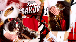 RUSSIAN PUPPY! From "CHEF GREAT KAT COOKS RUSSIAN CAVIAR AND BLINI WITH RIMSKY-KORSAKOV" VIDEO!!