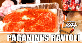 PAGANINI'S RAVIOLI! From CHEF GREAT KAT COOKS PAGANINI'S RAVIOLI!