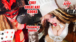 CHEF GREAT KAT COOKS PAGANINI'S RAVIOLI! From CHEF GREAT KAT COOKS PAGANINI'S RAVIOLI!