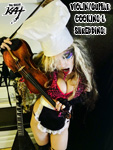 VIOLIN/GUITAR COOKING & SHREDDING! From "CHEF GREAT KAT COOKS RUSSIAN CAVIAR AND BLINI WITH RIMSKY-KORSAKOV" VIDEO!