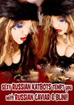 SEXY RUSSIAN KATBOTS TEMPT you with RUSSIAN CAVIAR & BLINI! From "CHEF GREAT KAT COOKS RUSSIAN CAVIAR AND BLINI WITH RIMSKY-KORSAKOV" VIDEO!!