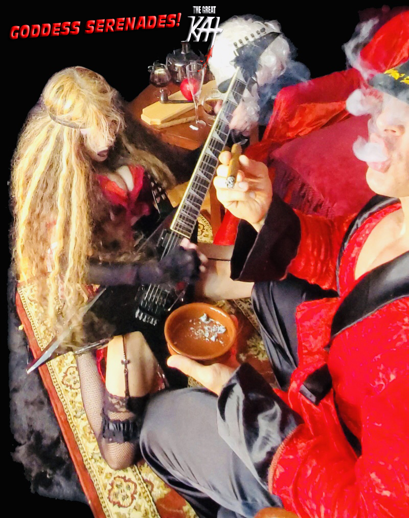 GODDESS SERENADES! From CHEF GREAT KAT BAKES GERMAN APPLE STRUDEL WITH MOZART VIDEO!