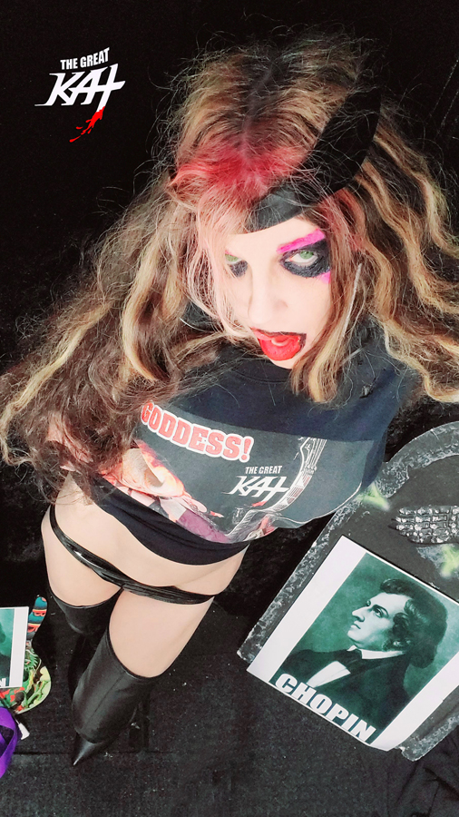 THE GREAT KAT'S CHOPIN'S FUNERAL MARCH RECORDING AND MUSIC VIDEO!