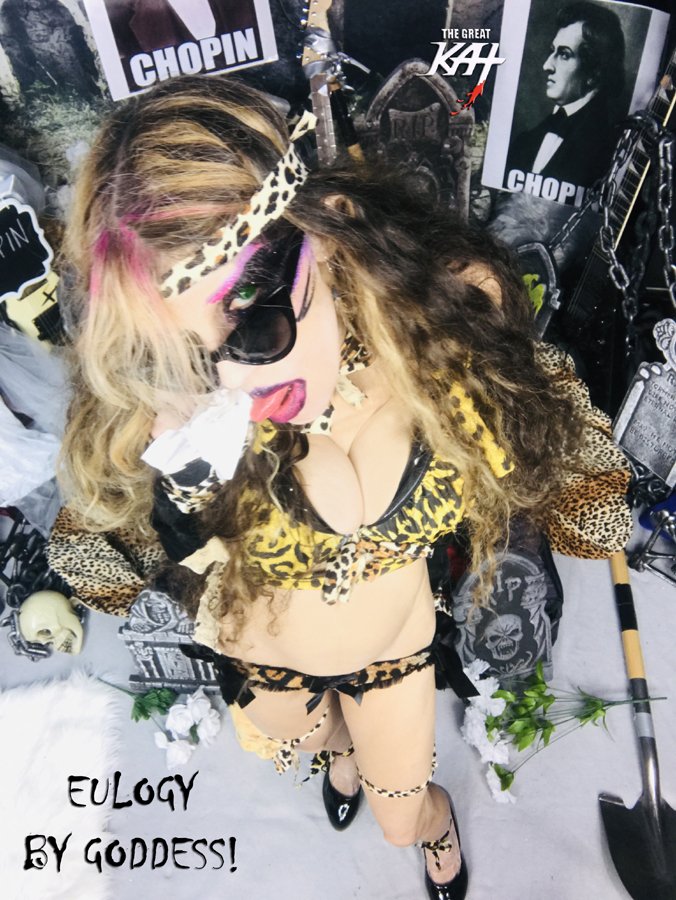 THE GREAT KAT'S CHOPIN'S FUNERAL MARCH RECORDING AND MUSIC VIDEO!