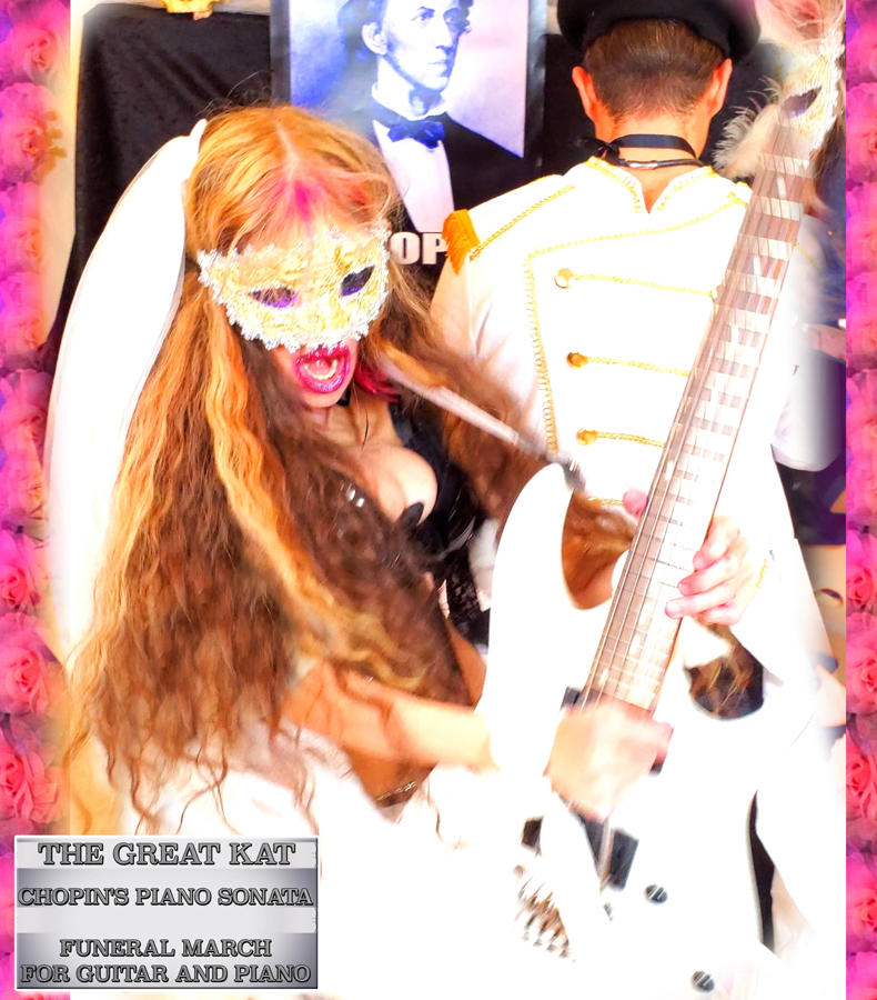 THE GREAT KAT'S CHOPIN'S FUNERAL MARCH RECORDING AND MUSIC VIDEO!