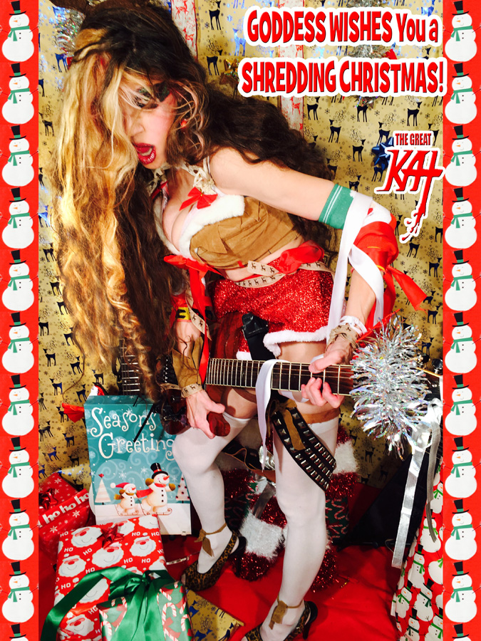 GODDESS WISHES You a SHREDDING CHRISTMAS!