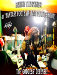 BEHIND THE SCENES! at FANTASY FOOTBALL KAT PHOTO SHOOT! The GODDESS DEFENSE!