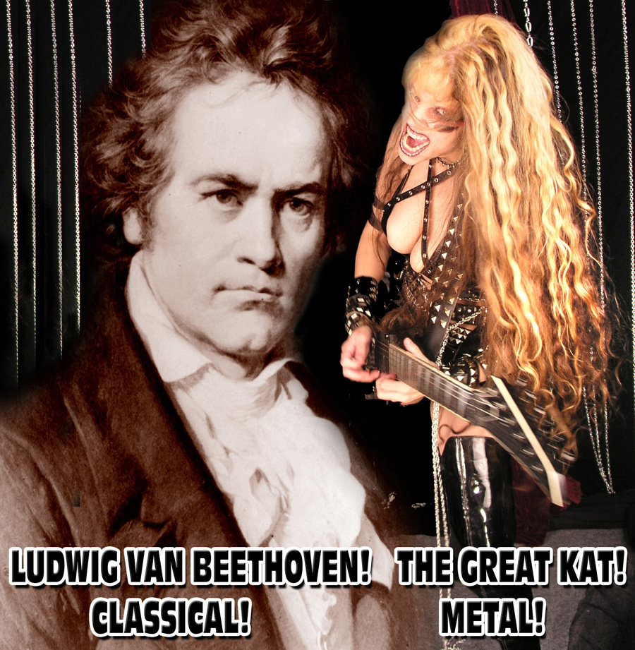 LUDWIG VAN BEETHOVEN! THE GREAT KAT! CLASSICAL! METAL!