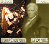 DANIEL BOONE KENTUCKY PIONEER! THE GREAT KAT NY SHREDCLASSICAL PIONEER!