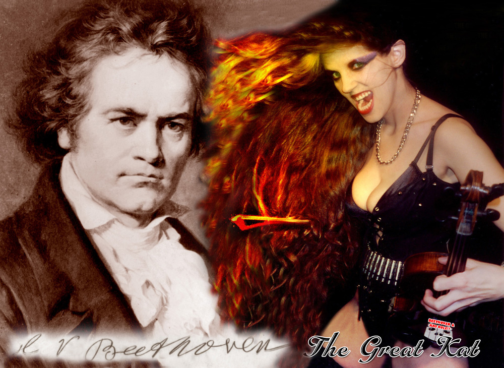 L.V. BEETHOVEN & THE GREAT KAT VIOLIN GODDESS!