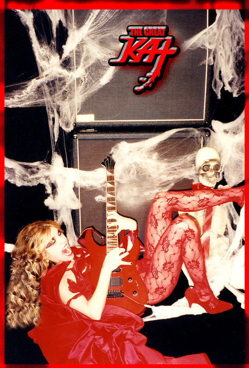 THE GREAT KAT GUITAR SHREDDER PHOTOS!