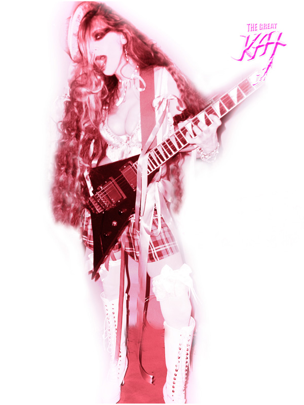 THE GREAT KAT GUITAR SHREDDER PHOTOS!