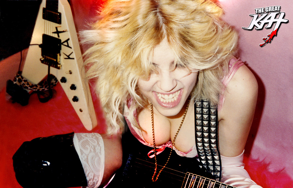 THE GREAT KAT GUITAR SHREDDER PHOTOS!