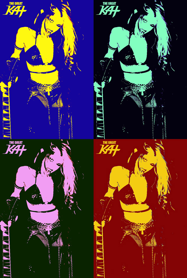 GREAT KAT POP ART - GODDESS!