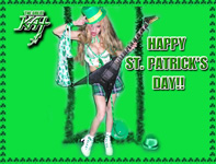 HAPPY ST. PATRICK'S DAY!! From The Great Kat Guitar Shredder