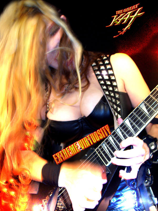 THE GREAT KAT GUITAR SHREDDER PHOTOS!