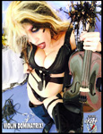 VIOLIN DOMINATRIX! from "HAPPY NEW YEAR" HOLIDAY KAT PHOTOS!