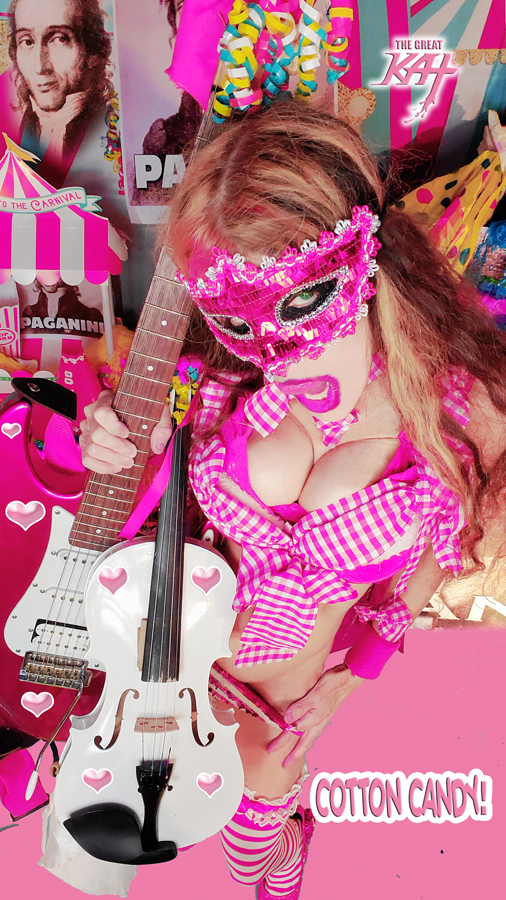 PAGANINI'S MOTO PERPETUO FOR GUITAR AND VIOLIN RECORDING and MUSIC VIDEO by THE GREAT KAT!