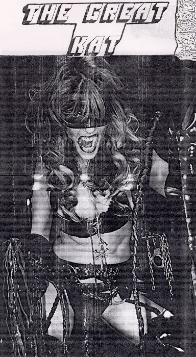 The Great Kat Poster in "RESURRECTION" Magazine