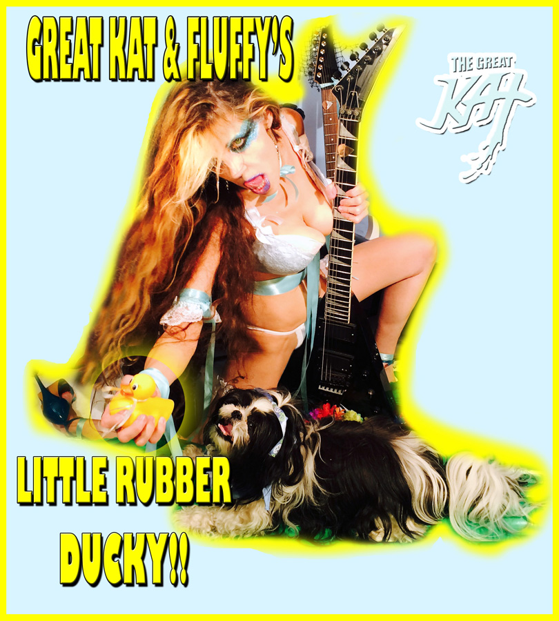 GREAT KAT & FLUFFY'S LITTLE RUBBER DUCKY!!