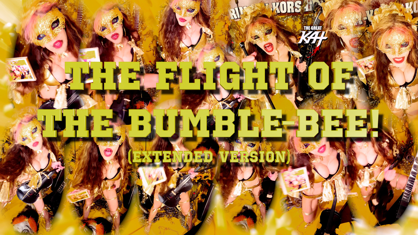 THE FLIGHT OF THE BUMBLE-BEE - THE GREAT KAT GUITAR/VIOLIN DOUBLE VIRTUOSO SHREDDER