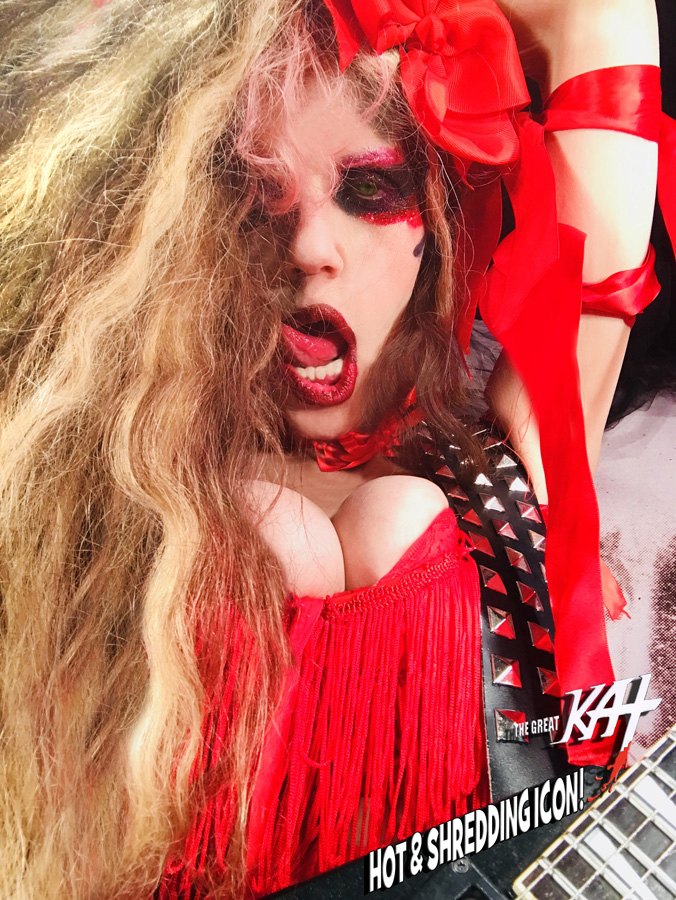 HOT SHREDDING ICON!! "PAGANINI'S CAPRICE #24 -THE GREAT KAT GUITAR/VIOLIN DOUBLE VIRTUOSO PROMO" VIDEO!