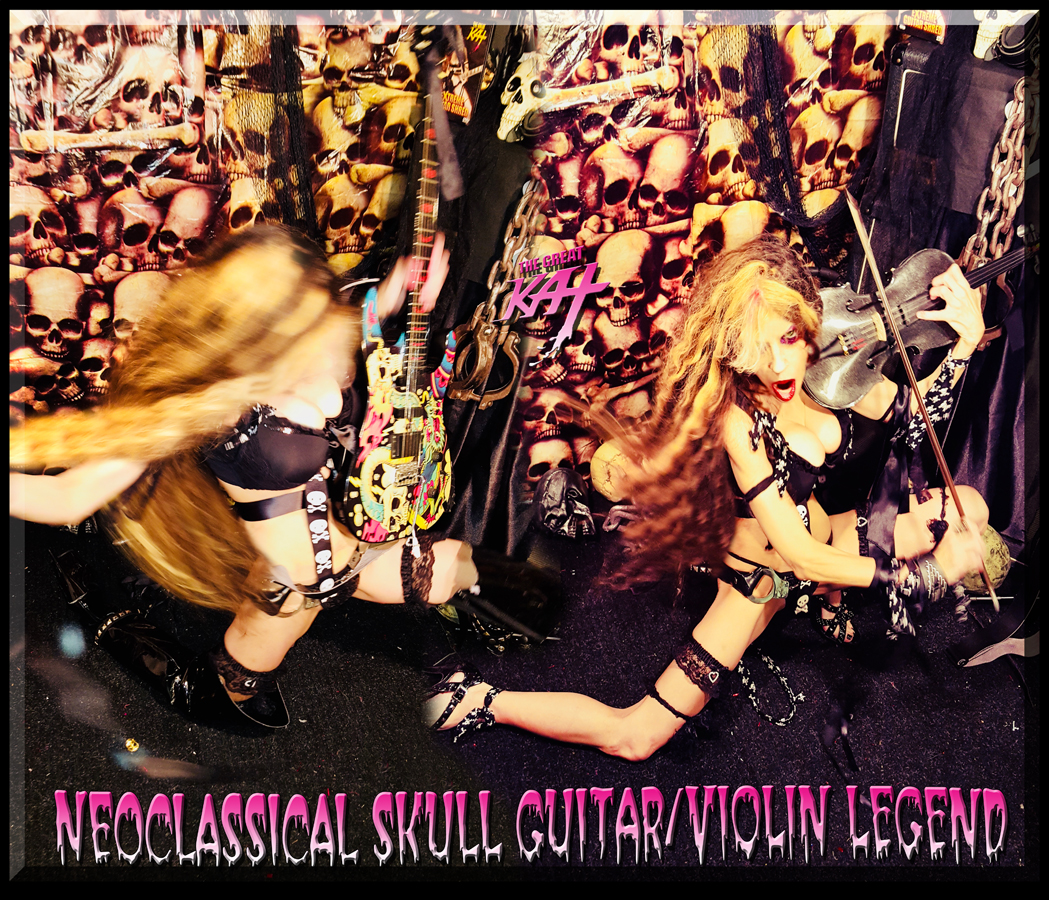 NEOCLASSICAL SKULL GUITAR/VIOLIN LEGEND