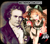 BEETHOVEN CONCERTO! From NEW BEETHOVEN RECORDING AND MUSIC VIDEO! CELEBRATE BEETHOVEN'S 250TH BIRTHDAY-DEC 16, 2020-with THE GREAT KAT REINCARNATION of BEETHOVEN! 