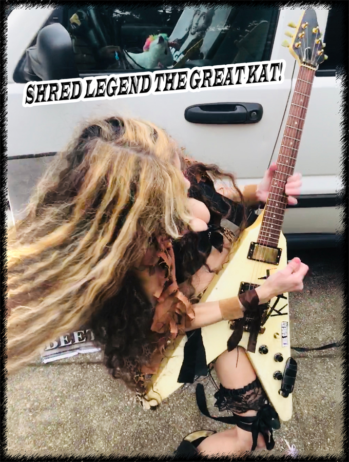 SHRED LEGEND THE GREAT KAT! From NEW BEETHOVEN RECORDING AND MUSIC VIDEO! CELEBRATE BEETHOVEN'S 250TH BIRTHDAY-DEC 16, 2020-with THE GREAT KAT REINCARNATION of BEETHOVEN! 