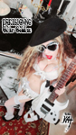 PARISIENNE Guitar Goddess! From NEW BEETHOVEN RECORDING AND MUSIC VIDEO! CELEBRATE BEETHOVEN'S 250TH BIRTHDAY-DEC 16, 2020-with THE GREAT KAT REINCARNATION of BEETHOVEN! 