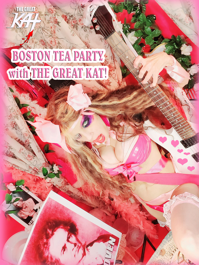 BOSTON TEA PARTY with THE GREAT KAT! THE GREAT KAT'S "BEETHOVEN MOSH 2" SINGLE! RECORDING AND MUSIC VIDEO! CELEBRATE BEETHOVEN'S 250TH BIRTHDAY-DEC 16, 2020-with THE GREAT KAT REINCARNATION of BEETHOVEN! 