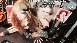 BEETHOVEN WANTS TO BE ABUSED BY THE GREAT KAT!! THE GREAT KAT'S "BEETHOVEN MOSH 2" SINGLE! RECORDING AND MUSIC VIDEO! CELEBRATE BEETHOVEN'S 250TH BIRTHDAY-DEC 16, 2020-with THE GREAT KAT REINCARNATION of BEETHOVEN! 