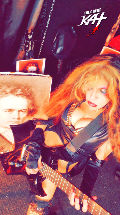 BRUTAL BEAUTY! THE GREAT KAT'S "BEETHOVEN MOSH 2" SINGLE! RECORDING AND MUSIC VIDEO! CELEBRATE BEETHOVEN'S 250TH BIRTHDAY-DEC 16, 2020-with THE GREAT KAT REINCARNATION of BEETHOVEN! 