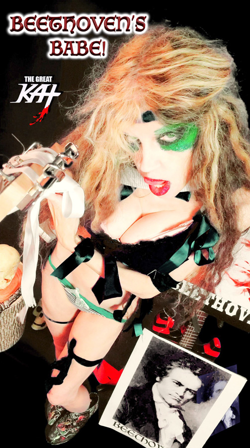 NEW BEETHOVEN'S "EGMONT OVERTURE for GUITAR, ACTOR AND SYMPHONY ORCHESTRA" GREAT KAT RECORDING & MUSIC VIDEO WORLD PREMIERE!