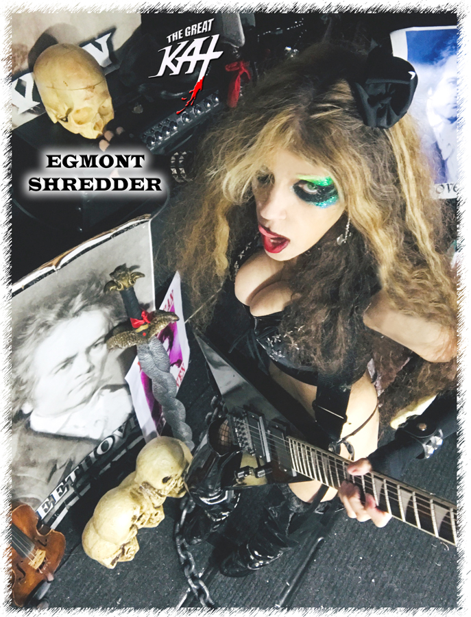 NEW BEETHOVEN'S "EGMONT OVERTURE for GUITAR, ACTOR AND SYMPHONY ORCHESTRA" GREAT KAT RECORDING & MUSIC VIDEO WORLD PREMIERE!