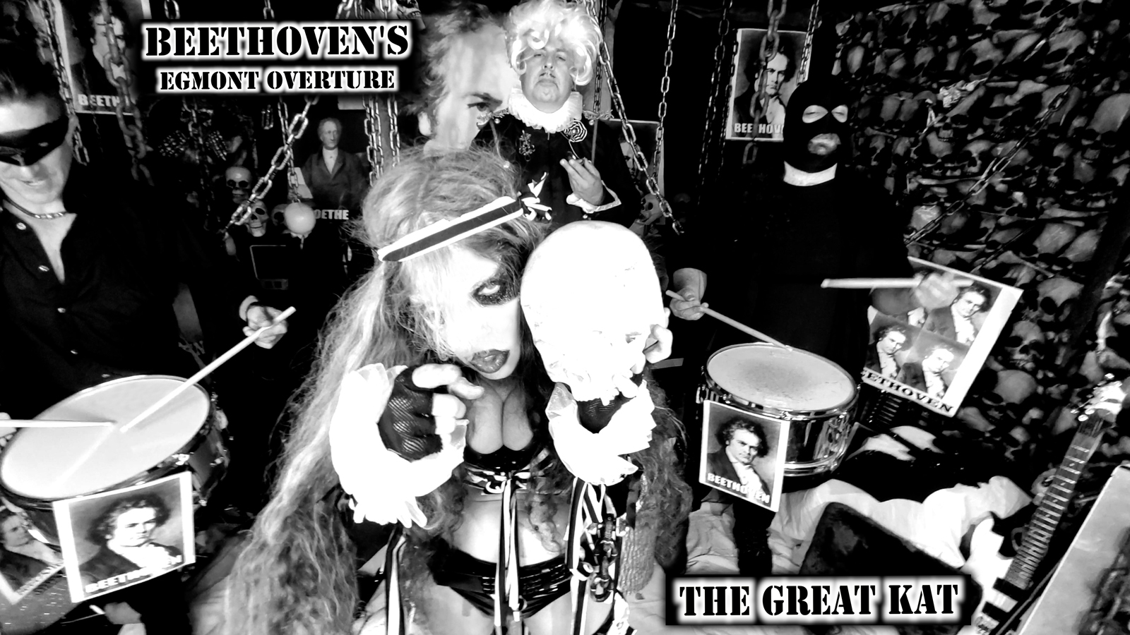 NEW BEETHOVEN'S "EGMONT OVERTURE for GUITAR, ACTOR AND SYMPHONY ORCHESTRA" GREAT KAT RECORDING & MUSIC VIDEO WORLD PREMIERE!