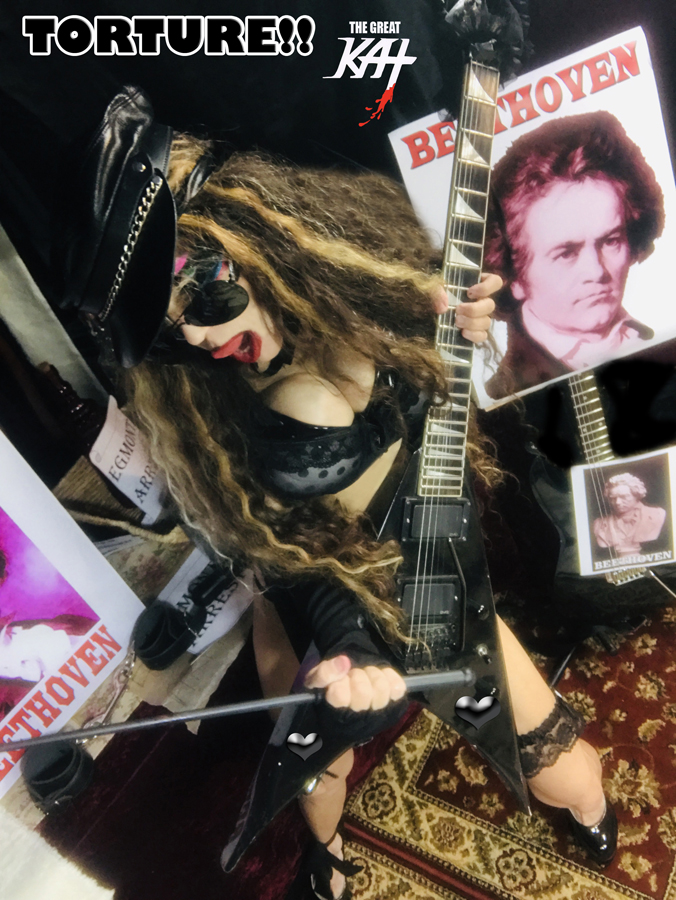 NEW BEETHOVEN'S "EGMONT OVERTURE for GUITAR, ACTOR AND SYMPHONY ORCHESTRA" GREAT KAT RECORDING & MUSIC VIDEO WORLD PREMIERE!