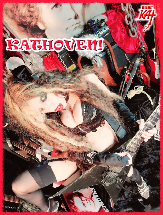 KATHOVEN! THE GREAT KAT'S BEETHOVEN'S EROICA SYMPHONY for GUITAR and SYMPHONY ORCHESTRA! RECORDING AND MUSIC VIDEO! CELEBRATE BEETHOVEN'S 250TH BIRTHDAY-DEC 16, 2020-with THE GREAT KAT REINCARNATION of BEETHOVEN! 