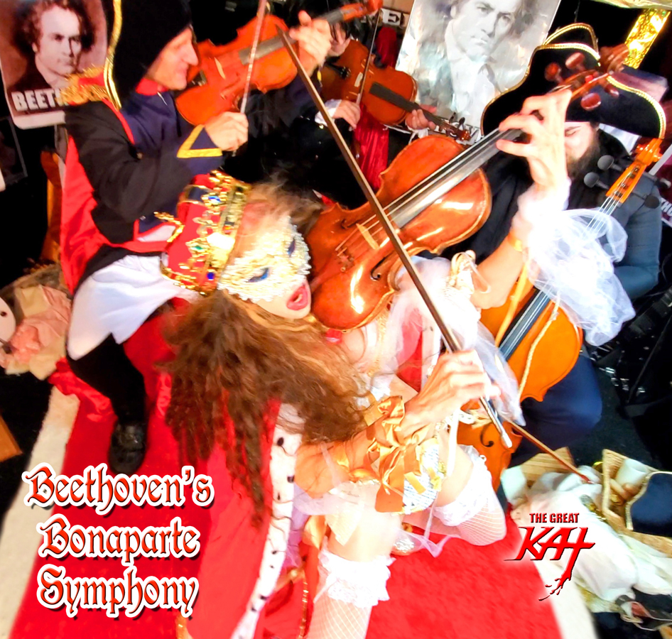 THE GREAT KAT'S BEETHOVEN'S EROICA SYMPHONY for GUITAR and SYMPHONY ORCHESTRA MUSIC VIDEO!RECORDING AND MUSIC VIDEO! CELEBRATE BEETHOVEN'S 250TH BIRTHDAY-DEC 16, 2020-with THE GREAT KAT REINCARNATION of BEETHOVEN!