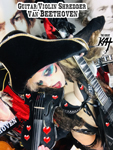 GUITAR/VIOLIN SHREDDER VAN BEETHOVEN! THE GREAT KAT'S BEETHOVEN'S EROICA SYMPHONY for GUITAR and SYMPHONY ORCHESTRA! RECORDING AND MUSIC VIDEO! CELEBRATE BEETHOVEN'S 250TH BIRTHDAY-DEC 16, 2020-with THE GREAT KAT REINCARNATION of BEETHOVEN! 