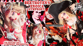 THE GREAT KAT'S BEETHOVEN'S EROICA SYMPHONY for GUITAR and SYMPHONY ORCHESTRA MUSIC VIDEO!RECORDING AND MUSIC VIDEO! CELEBRATE BEETHOVEN'S 250TH BIRTHDAY-DEC 16, 2020-with THE GREAT KAT REINCARNATION of BEETHOVEN!