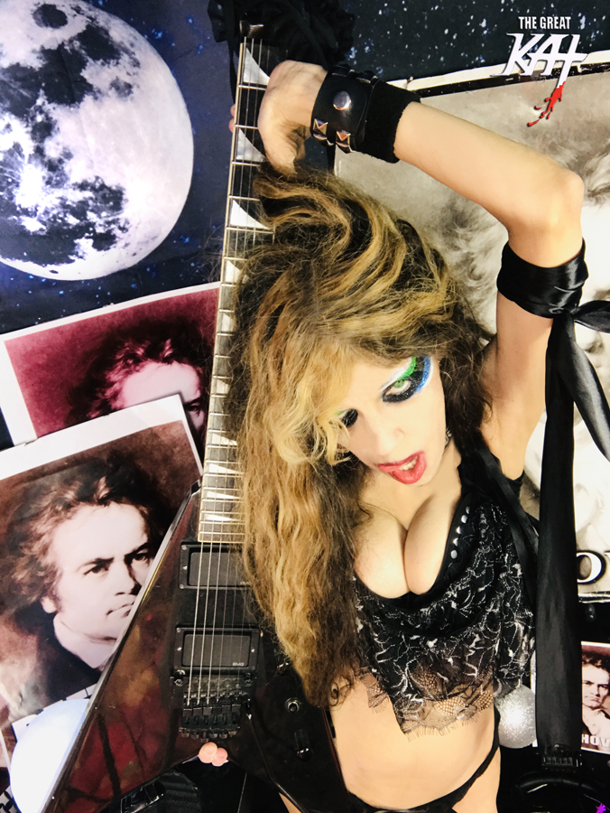 THE GREAT KAT'S BEETHOVEN'S MOONLIGHT MOSH! RECORDING AND MUSIC VIDEO! CELEBRATE BEETHOVEN'S 250TH BIRTHDAY-DEC 16, 2020-with THE GREAT KAT REINCARNATION of BEETHOVEN!  