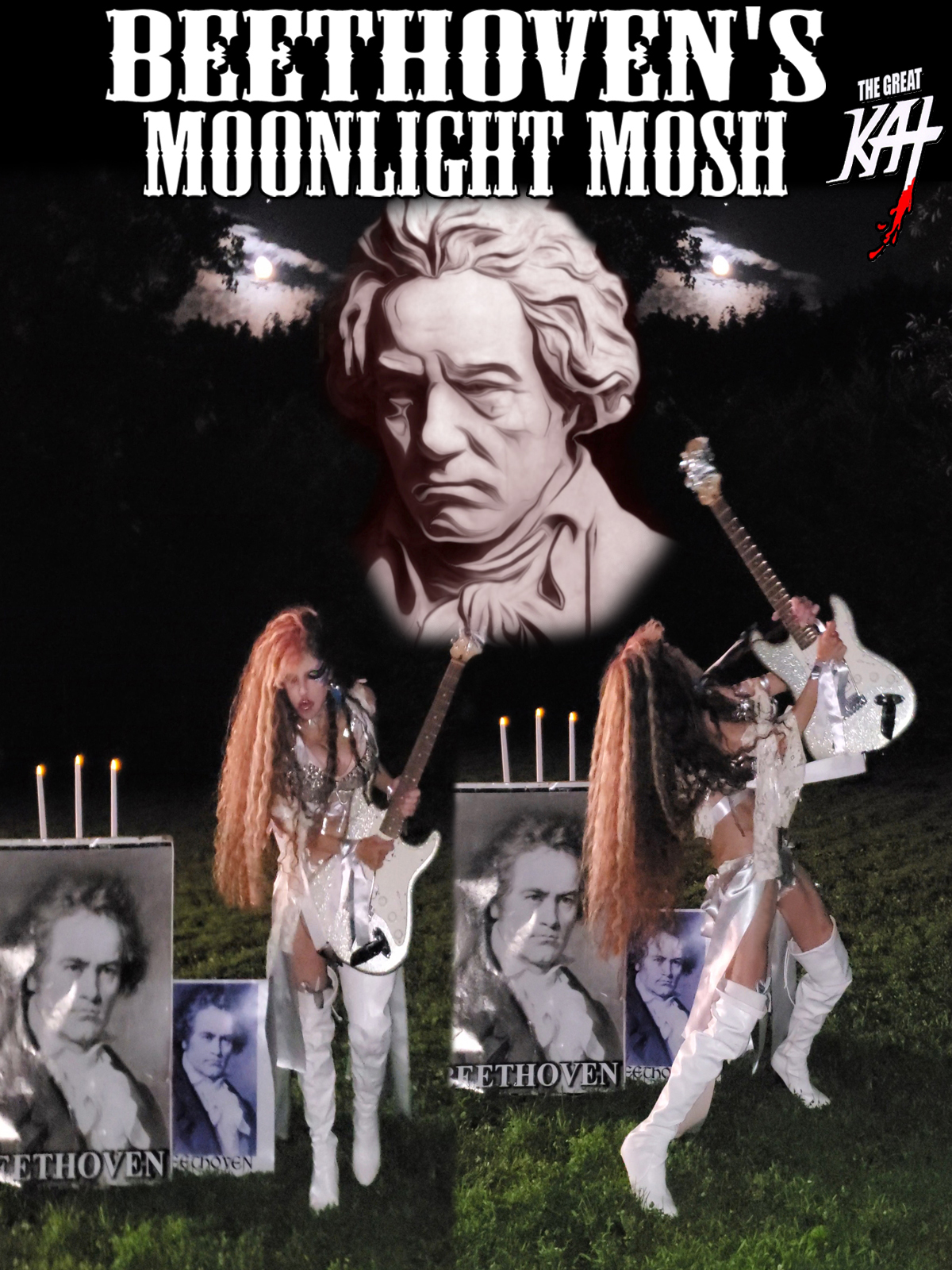 NEW BEETHOVEN'S MOONLIGHT MOSH GREAT KAT MUSIC VIDEO WORLD PREMIERE!