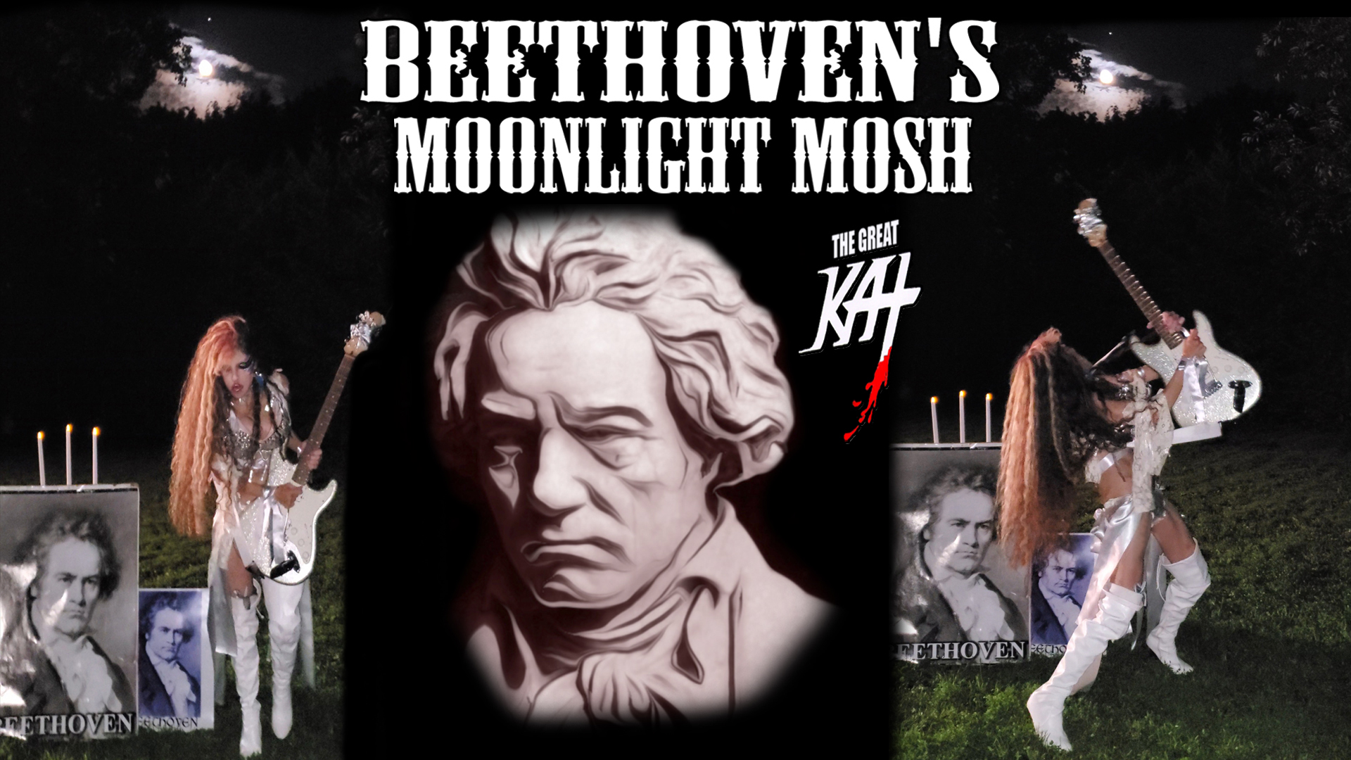 NEW BEETHOVEN'S MOONLIGHT MOSH GREAT KAT MUSIC VIDEO WORLD PREMIERE!